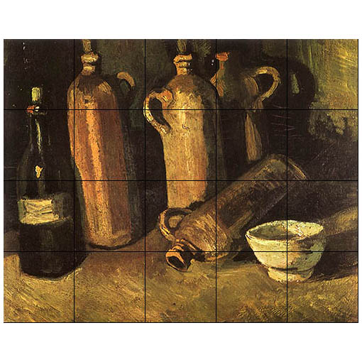 Van Gogh "4 Stone Bottles"